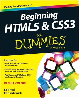 Beginning HTML5 and CSS3 For Dummies book
