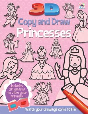 3D Copy and Draw Princesses book