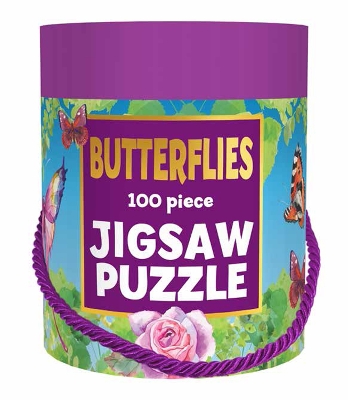 Butterflies: 100 piece jigsaw puzzle book