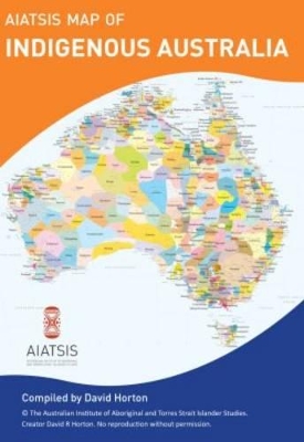 A3 flat AIATSIS map Indigenous Australia book