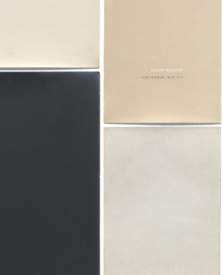 Alison Rossiter: Compendium 1898–1919 book