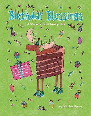 Birthday Blessings: A Wonderful Word Coloring Book book