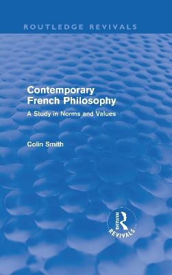 Contemporary French Philosophy book