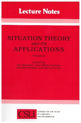 Situation Theory and its Applications: Volume 2 book