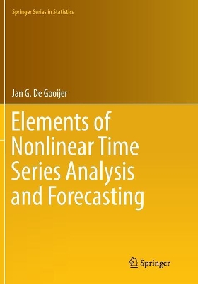 Elements of Nonlinear Time Series Analysis and Forecasting book