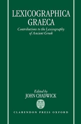 Lexicographica Graeca book