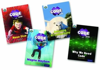 Project X CODE Extra: Gold Book Band, Oxford Level 9: Marvel Towers and CODE Control, Mixed Pack of 4 book