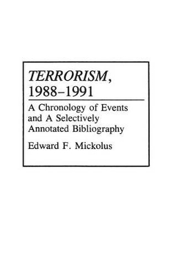 Terrorism, 1988-1991 book