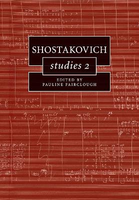 Shostakovich Studies 2 book