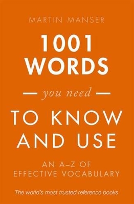 1001 Words You Need To Know and Use book