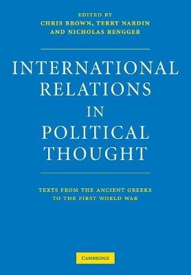 International Relations in Political Thought book