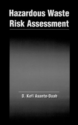 Hazardous Waste Risk Assessment book