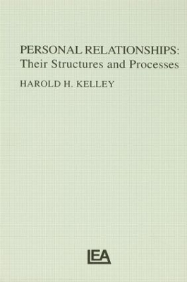 Personal Relationships by Harold H Kelley