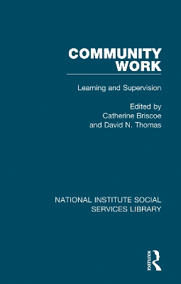 Community Work: Learning and Supervision by Catherine Briscoe