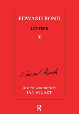 Edward Bond: Letters 3 book