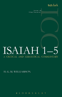 Isaiah 1-5 ICC by Professor H.G.M. Williamson