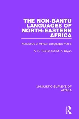 Non-Bantu Languages of North-Eastern Africa book