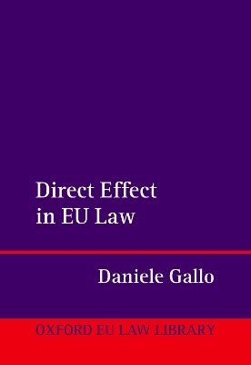 Direct Effect in EU Law book