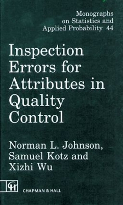 Inspection Errors for Attributes in Quality Control book