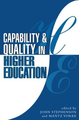 Capability and Quality in Higher Education book