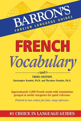 French Vocabulary book