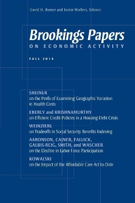 Brookings Papers on Economic Activity by David H. Romer