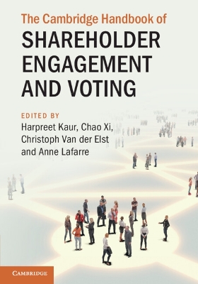 The Cambridge Handbook of Shareholder Engagement and Voting book