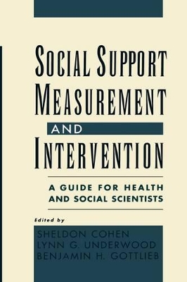 Social Support Measurement and Intervention book