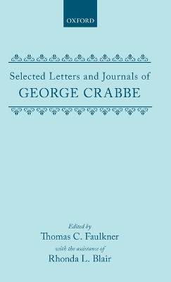 Selected Letters and Journals of George Crabbe book