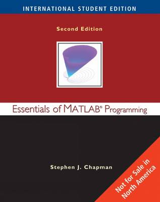 Essentials of MATLAB Programming by Stephen J Chapman