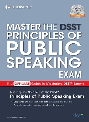 Master the DSST Principles of Public Speaking Exam book