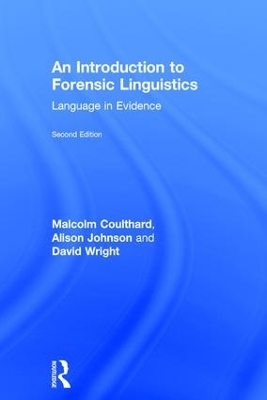 Introduction to Forensic Linguistics book