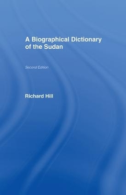 Biographical Dictionary of the Sudan book