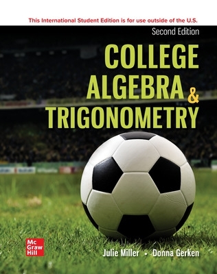 College Algebra & Trigonometry ISE book