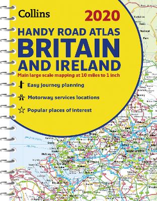 2020 Collins Handy Road Atlas Britain and Ireland book