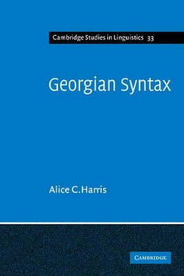 Georgian Syntax book