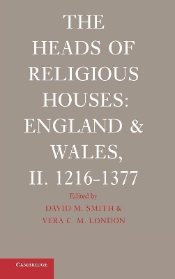 The Heads of Religious Houses book