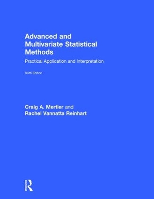 Advanced and Multivariate Statistical Methods book