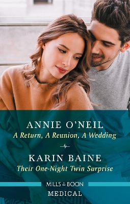 A Return, a Reunion, a Wedding/Their One-Night Twin Surprise book