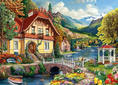 House by the Pond Jigsaw book