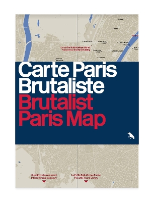 Brutalist Paris Map book