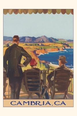 The Vintage Journal Three People Looking over Coastline, Cambria book