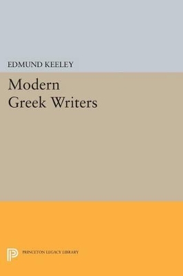 Modern Greek Writers book