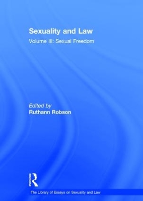 Sexuality and Law by Ruthann Robson