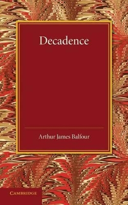 Decadence book