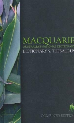 Macquarie Dictionary & Thesaurus book