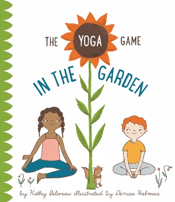 Yoga Game In The Garden by Kathy Beliveau