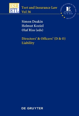 Directors & Officers (D & O) Liability book