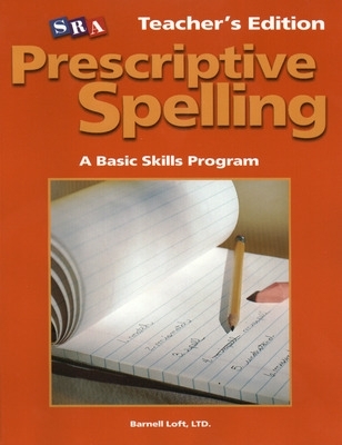 Prescriptive Spelling, Teacher Edition Book B book
