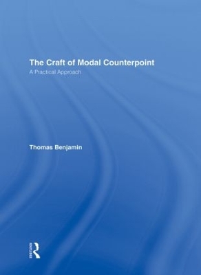 Craft of Modal Counterpoint book